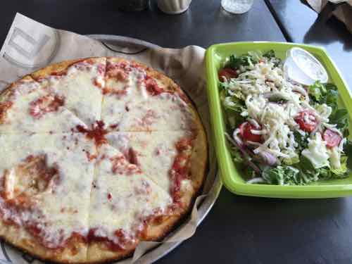 My pizza & salad 