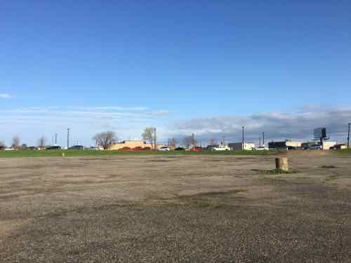 View looking toward Tucker from the site of the proposed gas station.