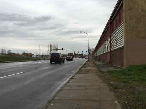 When the side on the right is soon developed, this sidewalk will be redone. Still, this was great compared to what I had just experienced 