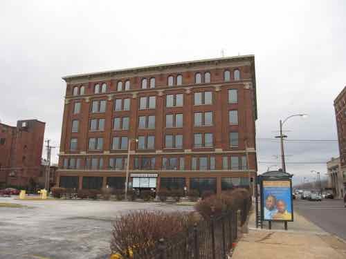 Looking West toward the Euclid Ave facade on January 11, 2007