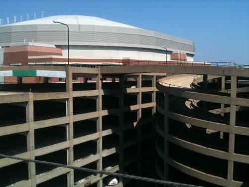 The dome can be seen un the background in this August 2010 image