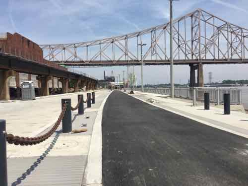 Further North, ML King Bridge in background