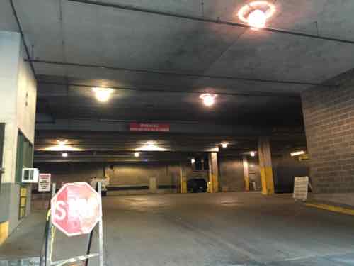 When the indoor mall St. Louis Centre was built North of the Railway Exchange in the 80s it included a dock with elevator/tunnel connected to the basement. This might be better suited for those moving in/out of future apartments than accessing for parking 