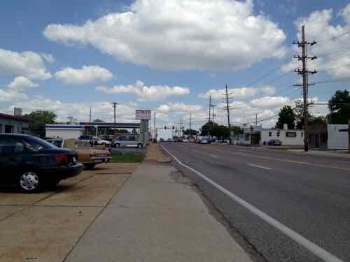 Looking West toward Hanley in 2012