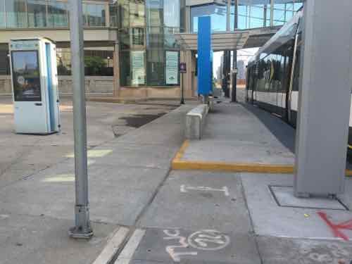 Another view of the Union Station stop