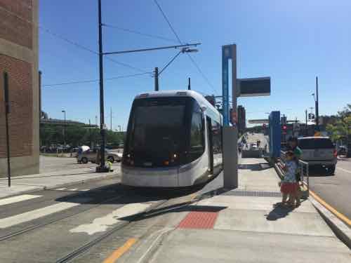 Another view of the River Market North stop