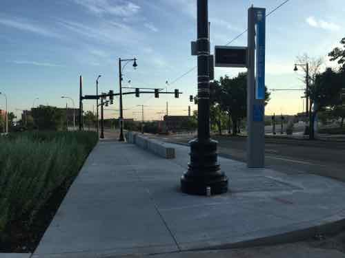 North Loop is the most unusual stop, as it's mostly parking lots