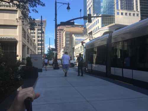 Southbound Metro Center stop