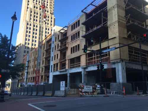 New construction at 13th & Baltimore, one block West of Main