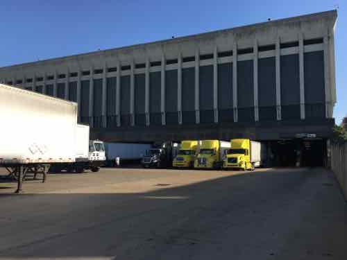 Truck area on the South side, facing Clark