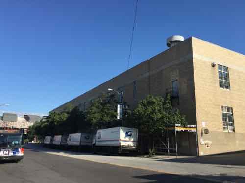 Older brick building on Clark