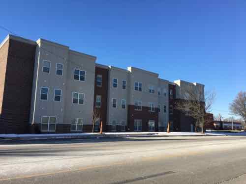 New senior housing called Vandeventer Place, at 4232 Dr. Martin Luther King. A decade ago the St. Louis chapter of the AIA wanted to build a farmers;' market on this cite, but that project never got pff the drawing boards. 