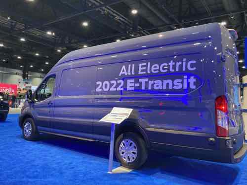 Ford E-Transit BEV delivery van