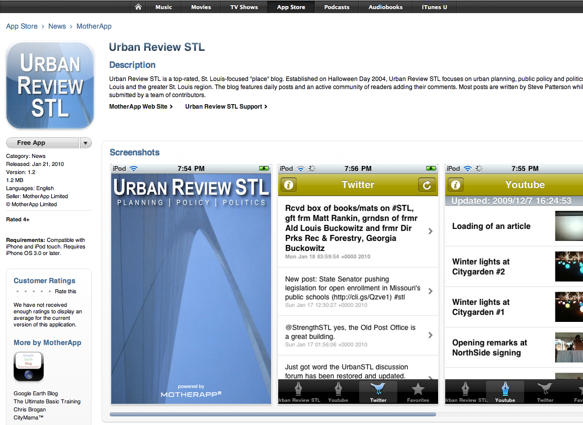 Urban Review STL iPhone app now availableUrbanReview ST LOUIS