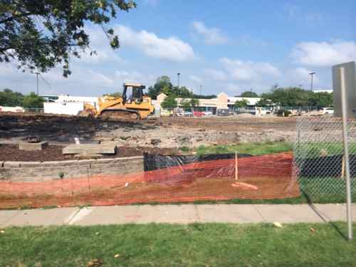 The  McDonald's at 10873 West Florissant, built in 1993, was recently razed for a new building. 