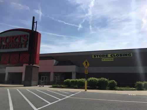 The Bridgeton Sports Authority on April 24th had a sign indicating only this location was closing, the others in the region were staying open